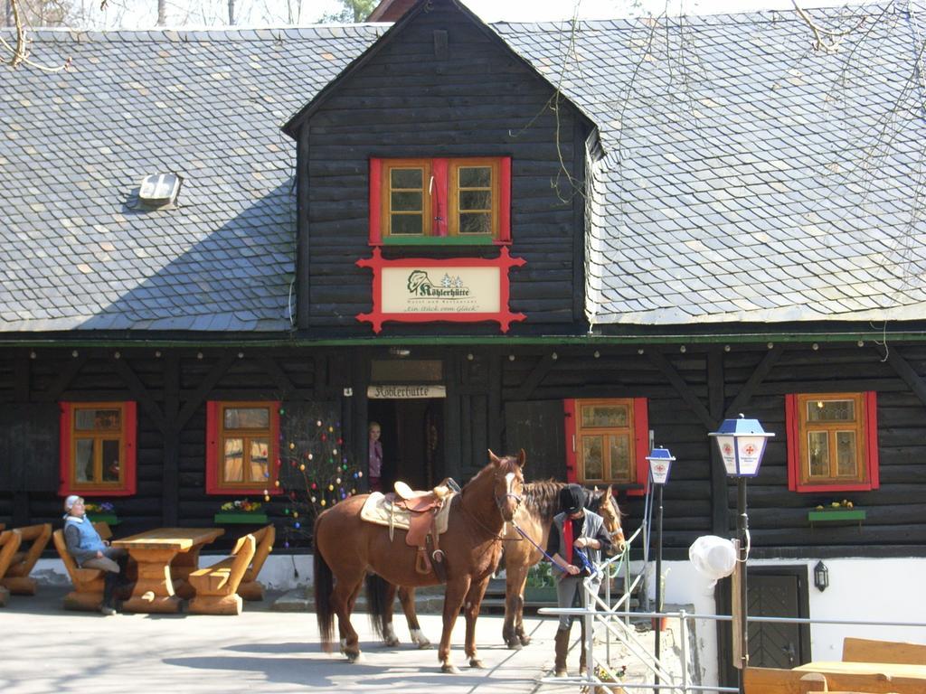 Hotel Und Restaurant Koehlerhuette - Fuerstenbrunn Beierfeld Buitenkant foto