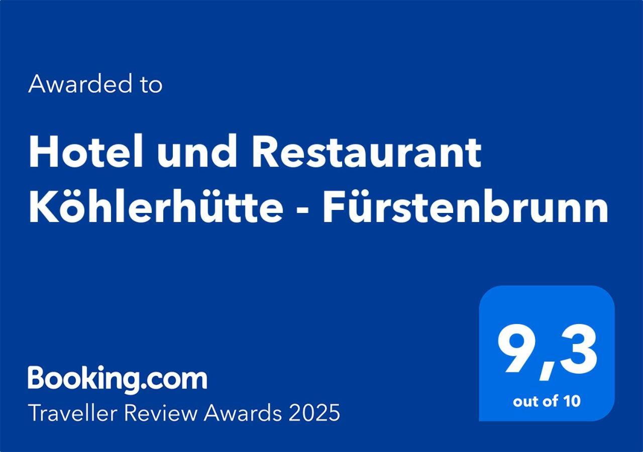Hotel Und Restaurant Koehlerhuette - Fuerstenbrunn Beierfeld Buitenkant foto